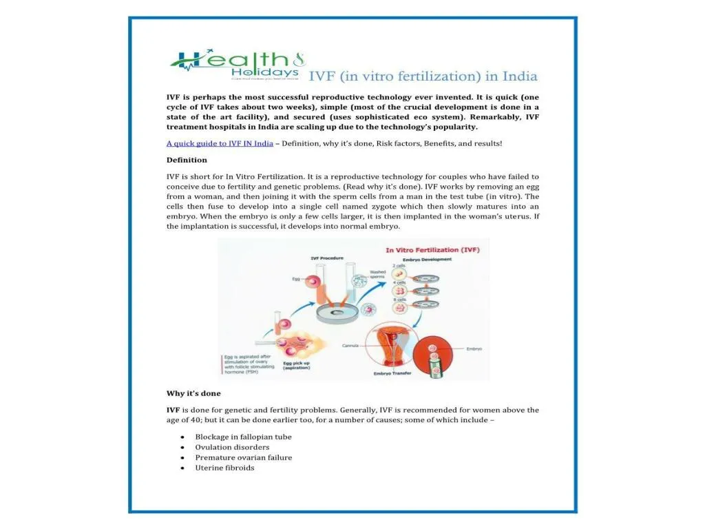 Ppt Best Ivf And Infertility Treatment Hospital For Male And Female In