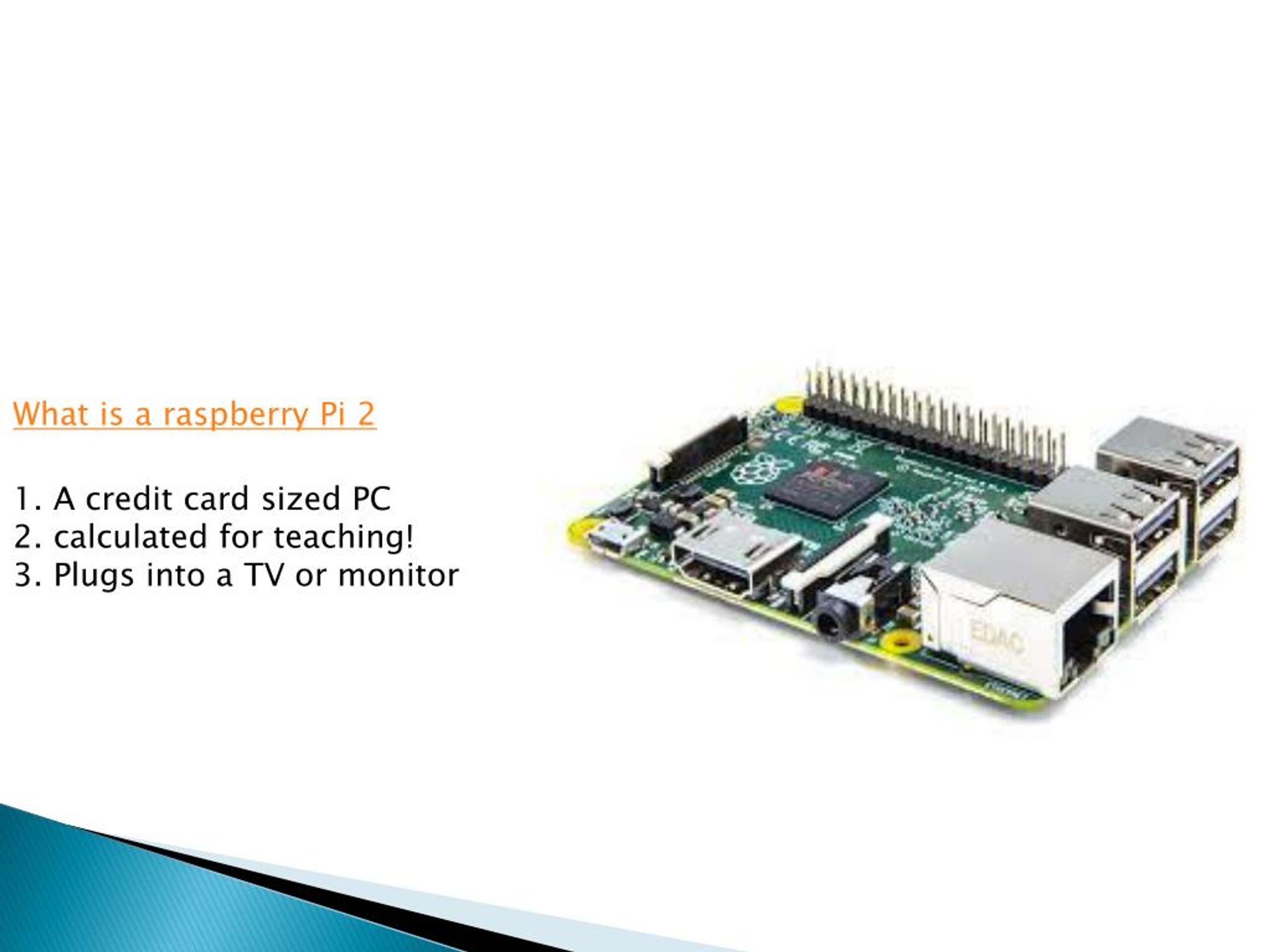 Ppt Raspberry Pi 2 Ppt Powerpoint Presentation Free Download Id7286909 