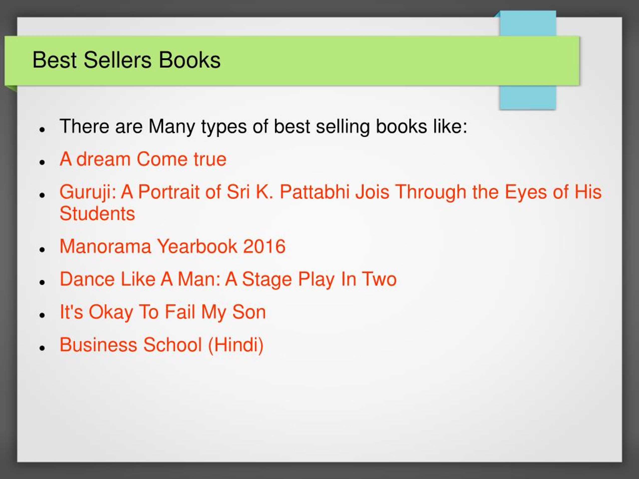 Best Sellers - Books