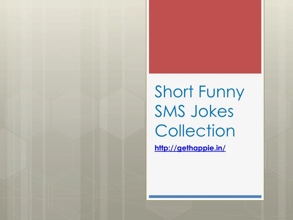 PPT - Jokes - Short Funny SMS Jokes Collection PowerPoint Presentation ...