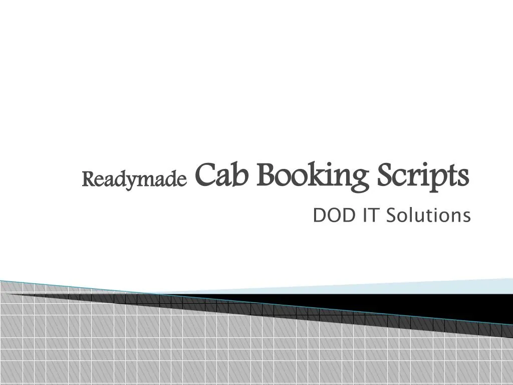 readymade cab booking scripts n.