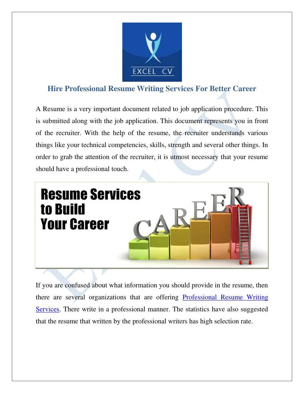Resume writing services online india