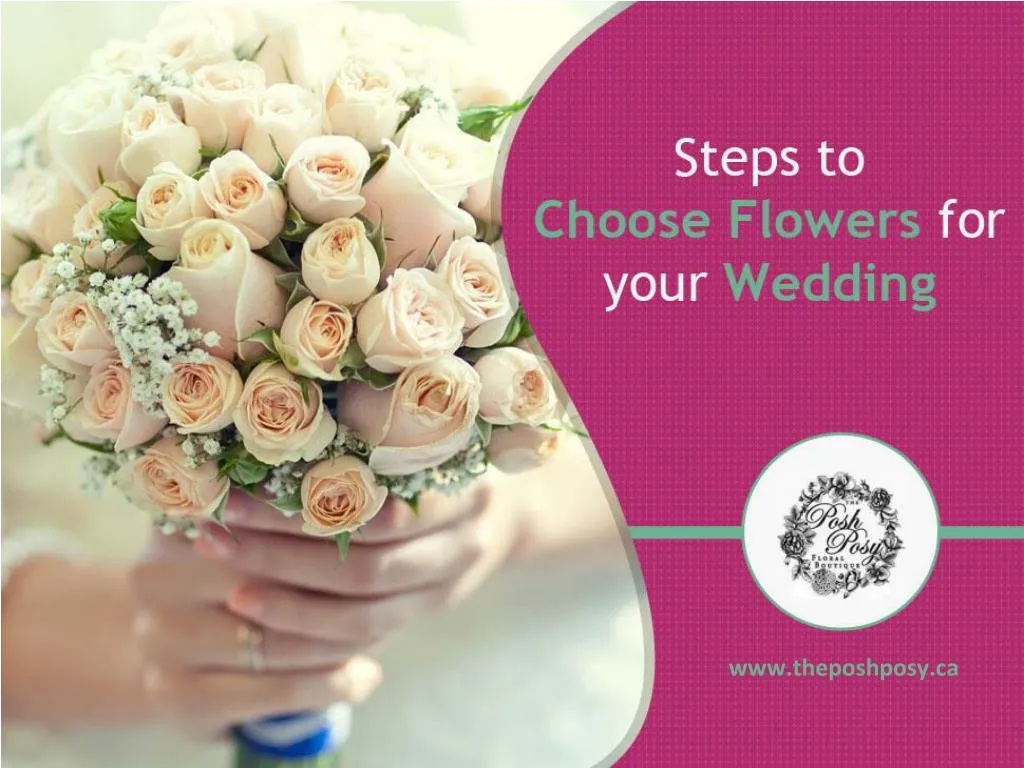 steps to choose flowers for your wedding n.