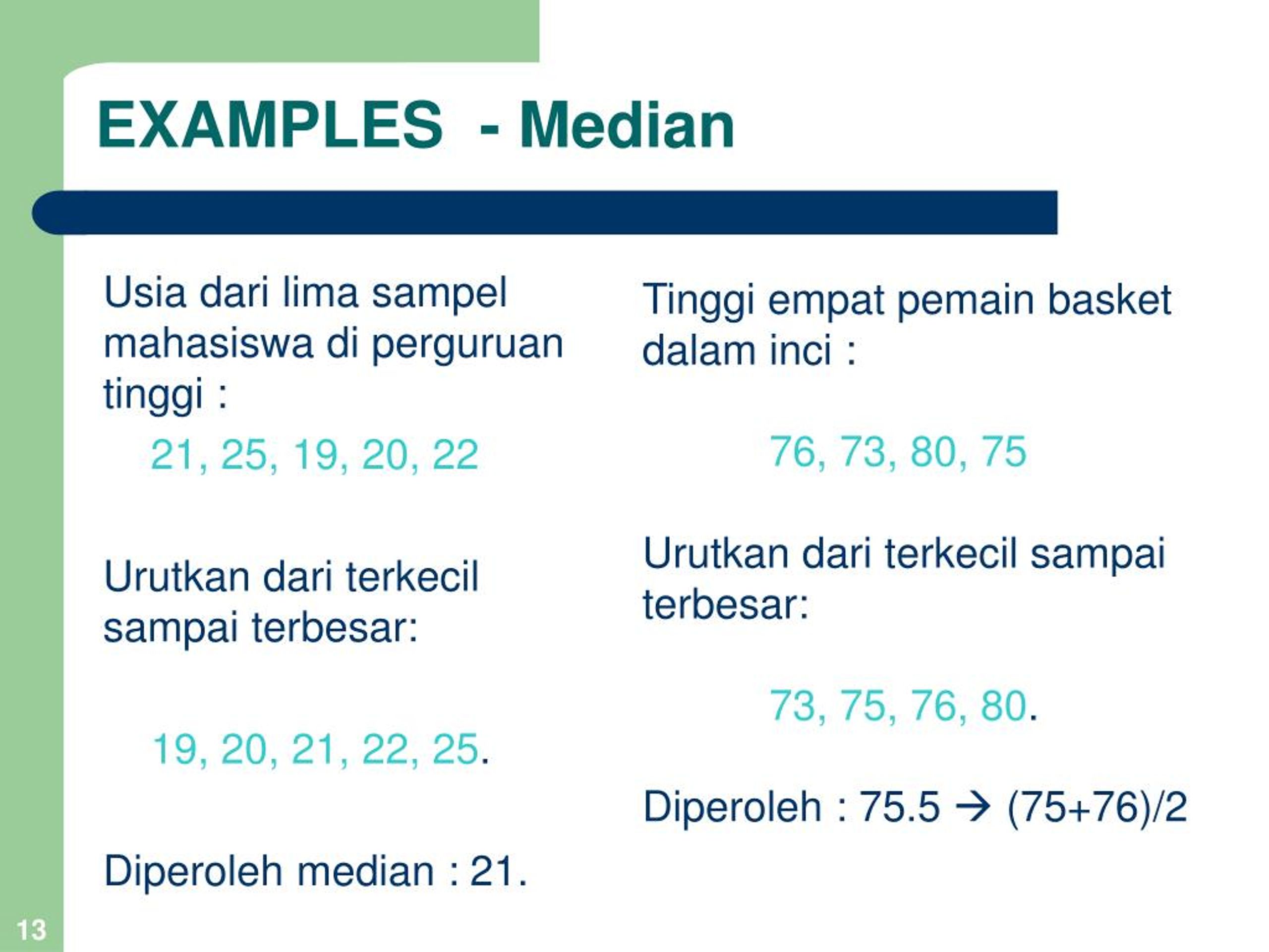 Media example