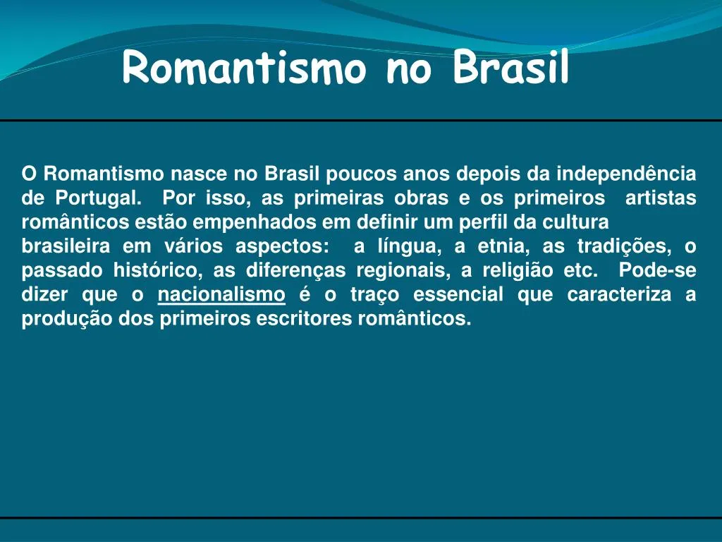 Considere As Afirmações Abaixo Sobre O Romantismo No Brasil
