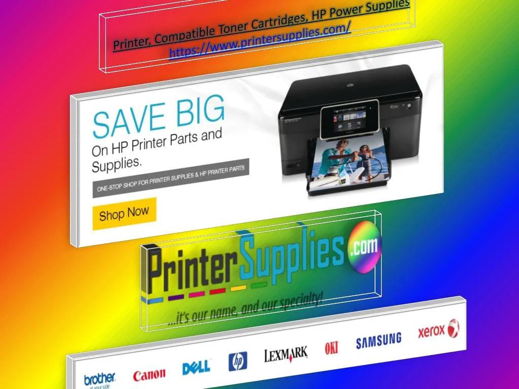 PPT Printer Supplies PowerPoint Presentation, free download ID7293820