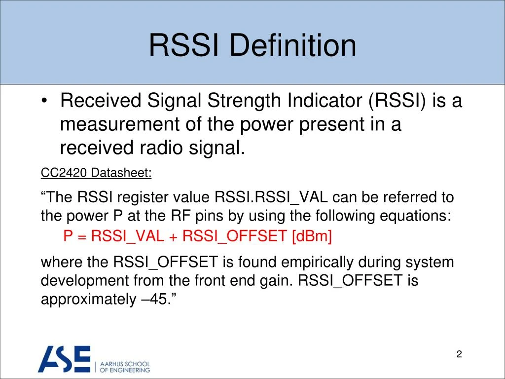 rssi 67