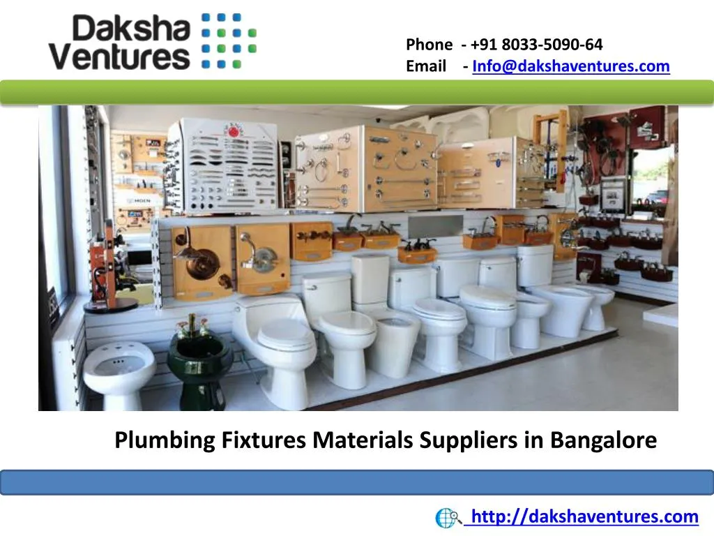 PPT Plumbing Fixtures Materials Suppliers Bangalore PowerPoint