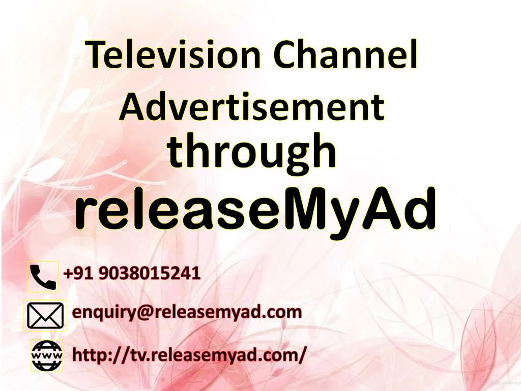 television channel advertisement n.