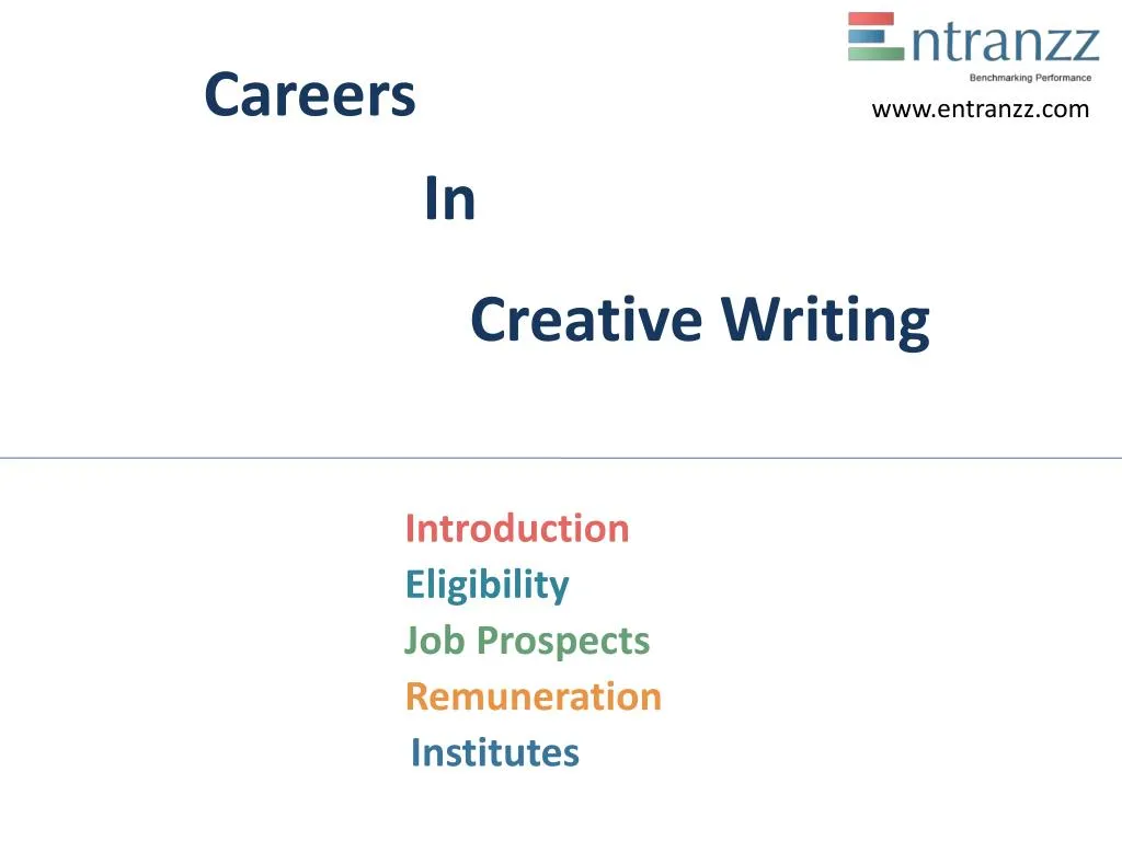 careers in the creative writing industry