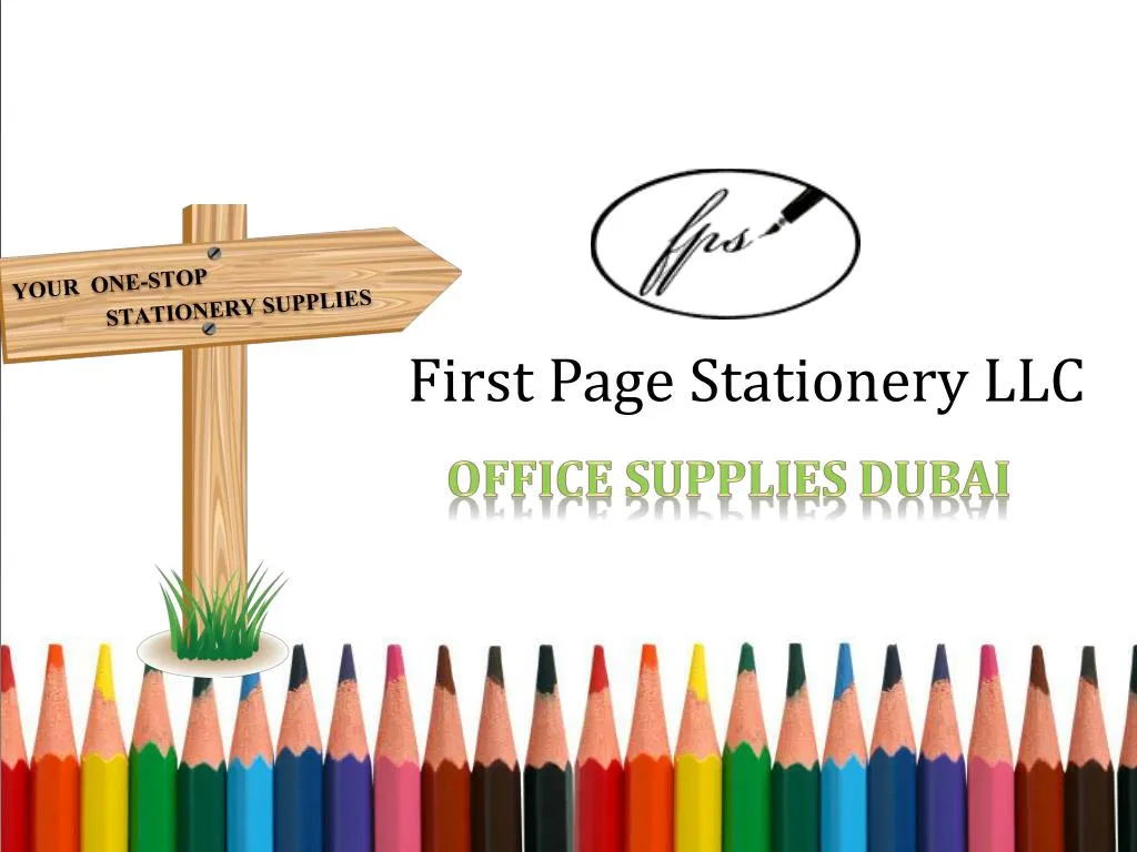 PPT Office Supplies Dubai PowerPoint Presentation, free download ID