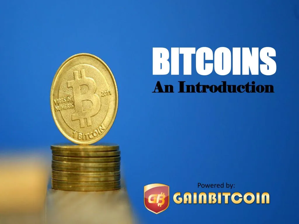 introduction to bitcoin ppt