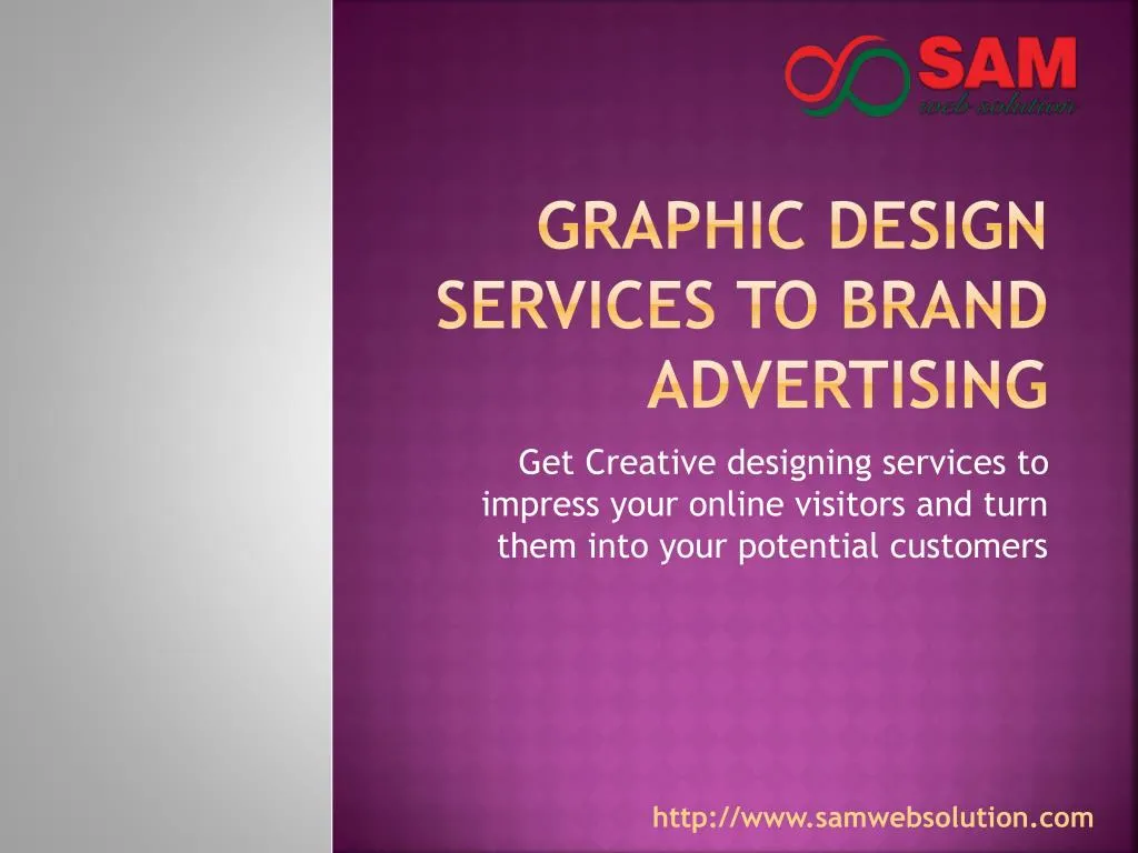graphic design services to brand advertising n.