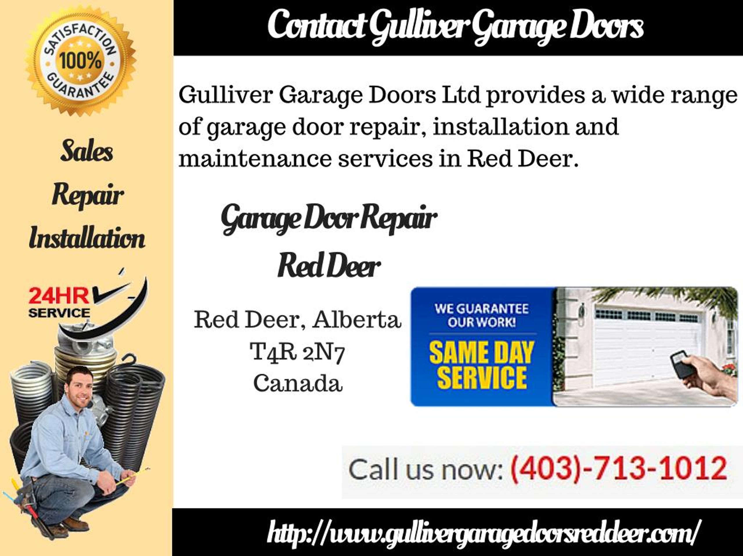 Ppt Red Deer Garage Door Repair And Installation Service