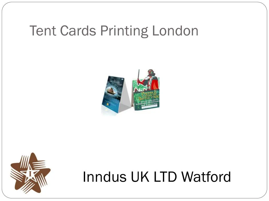 tent cards printing london n.