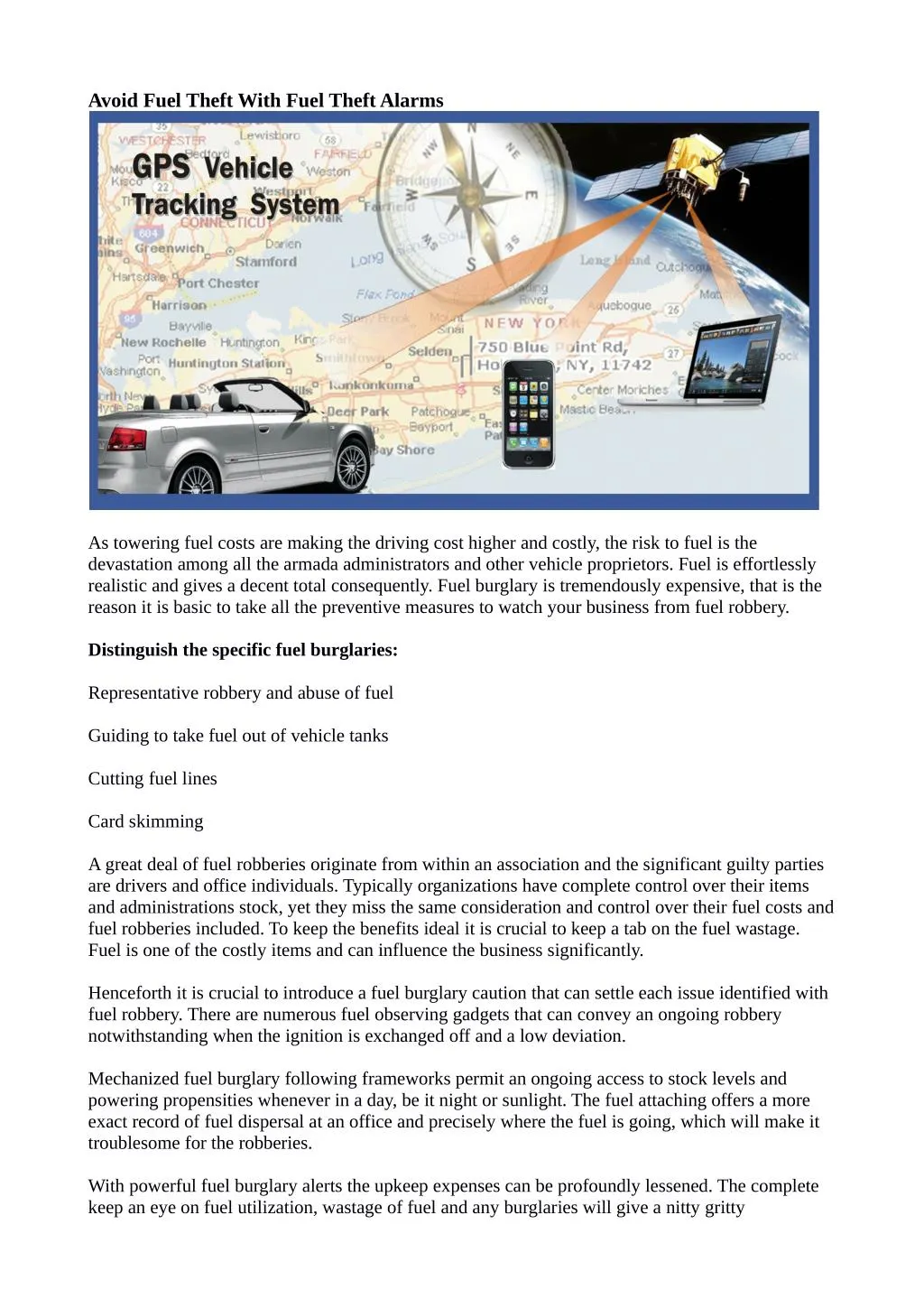 PPT Avoid Fuel Theft With Fuel Theft Alarms PowerPoint Presentation