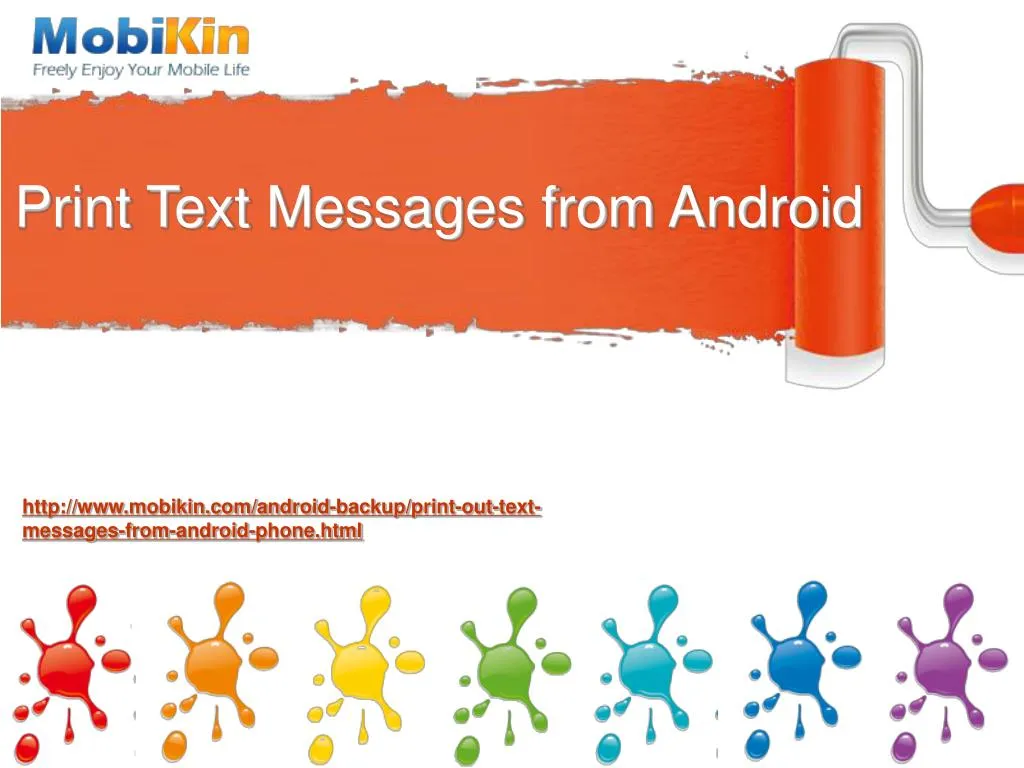 print text messages from android n.