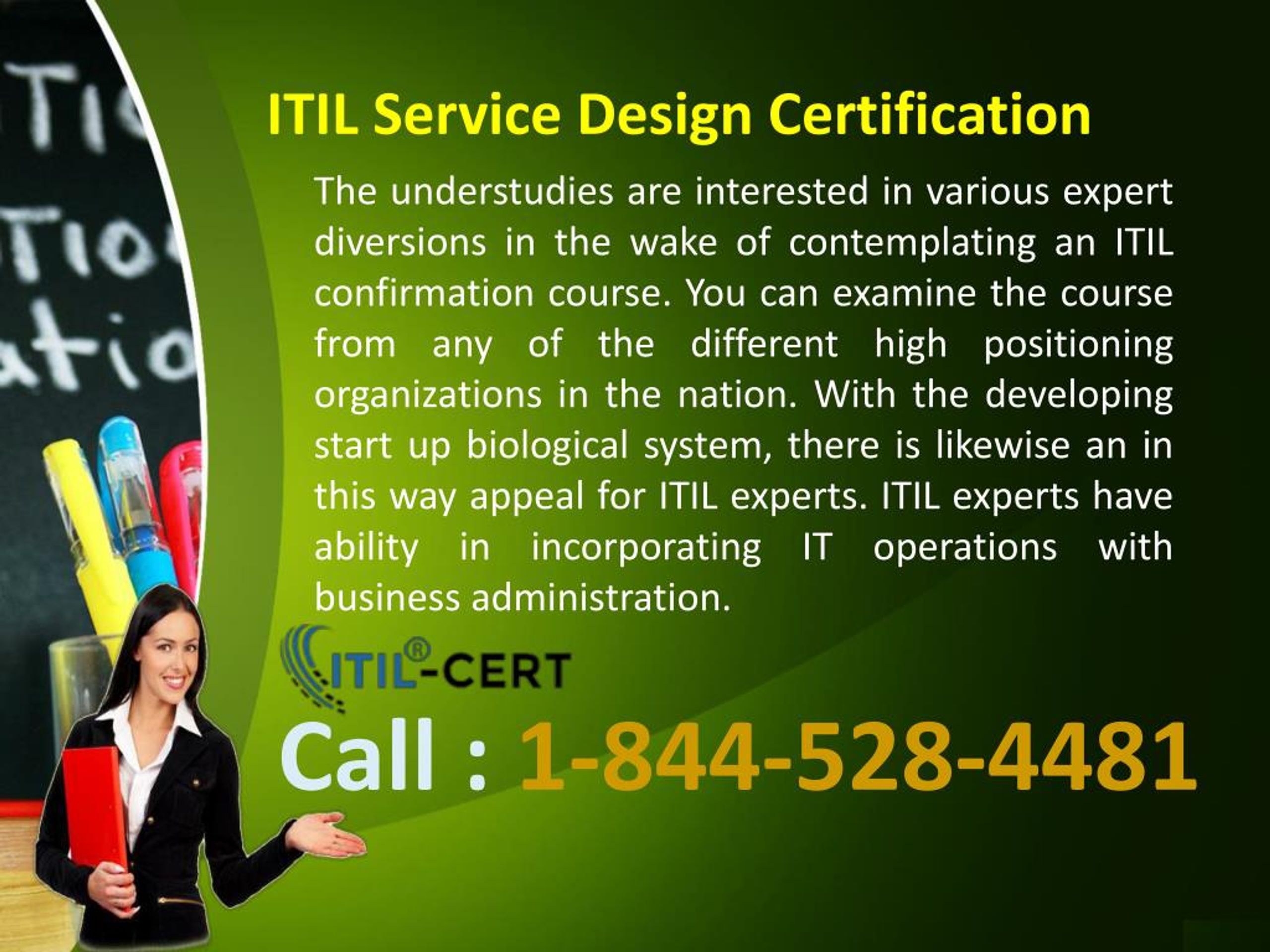 PPT ITIL Specialist Training 18445284481 in Certification USA