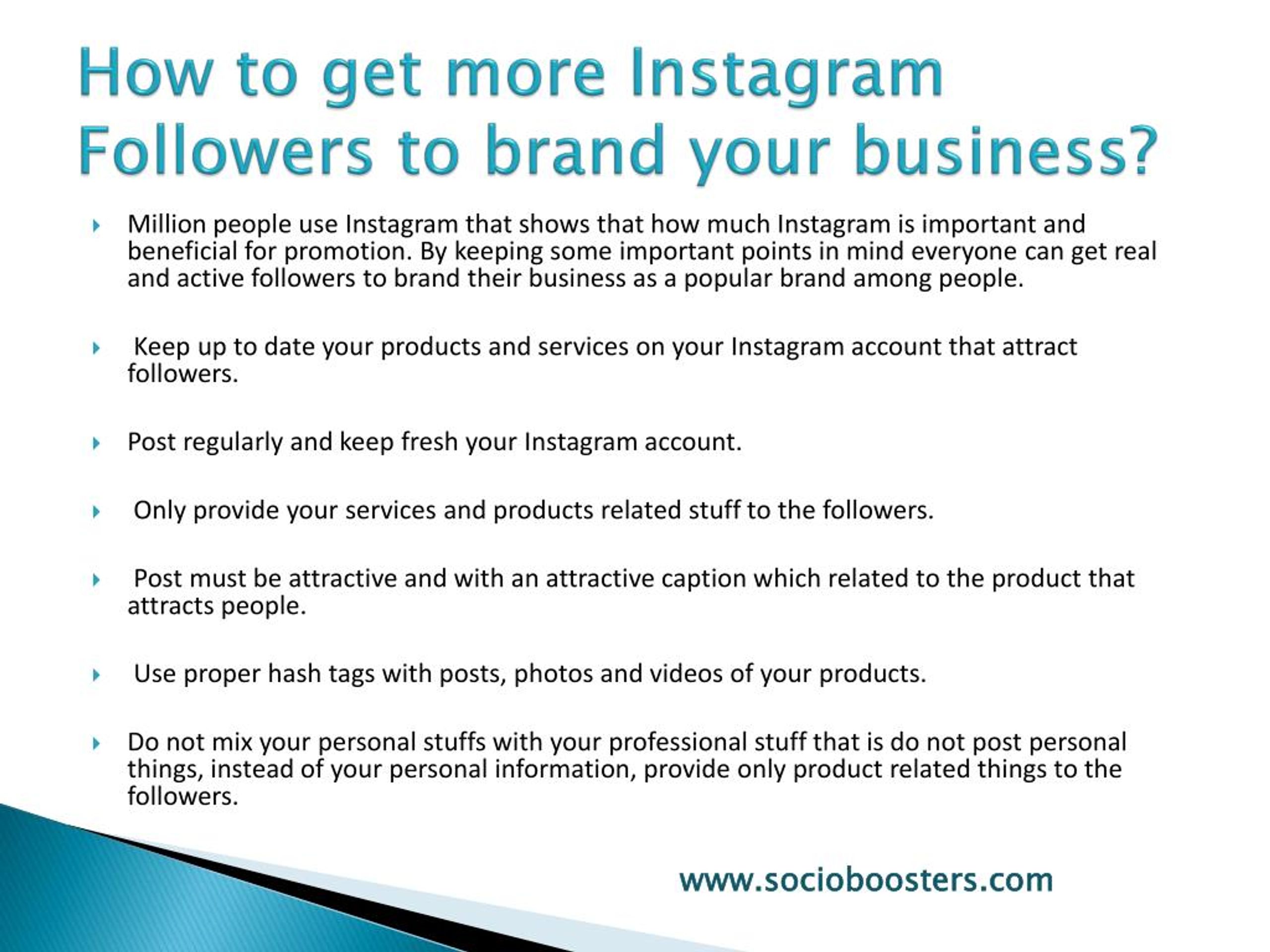 PPT - Buy Instagram Followers to brand your business PowerPoint ...