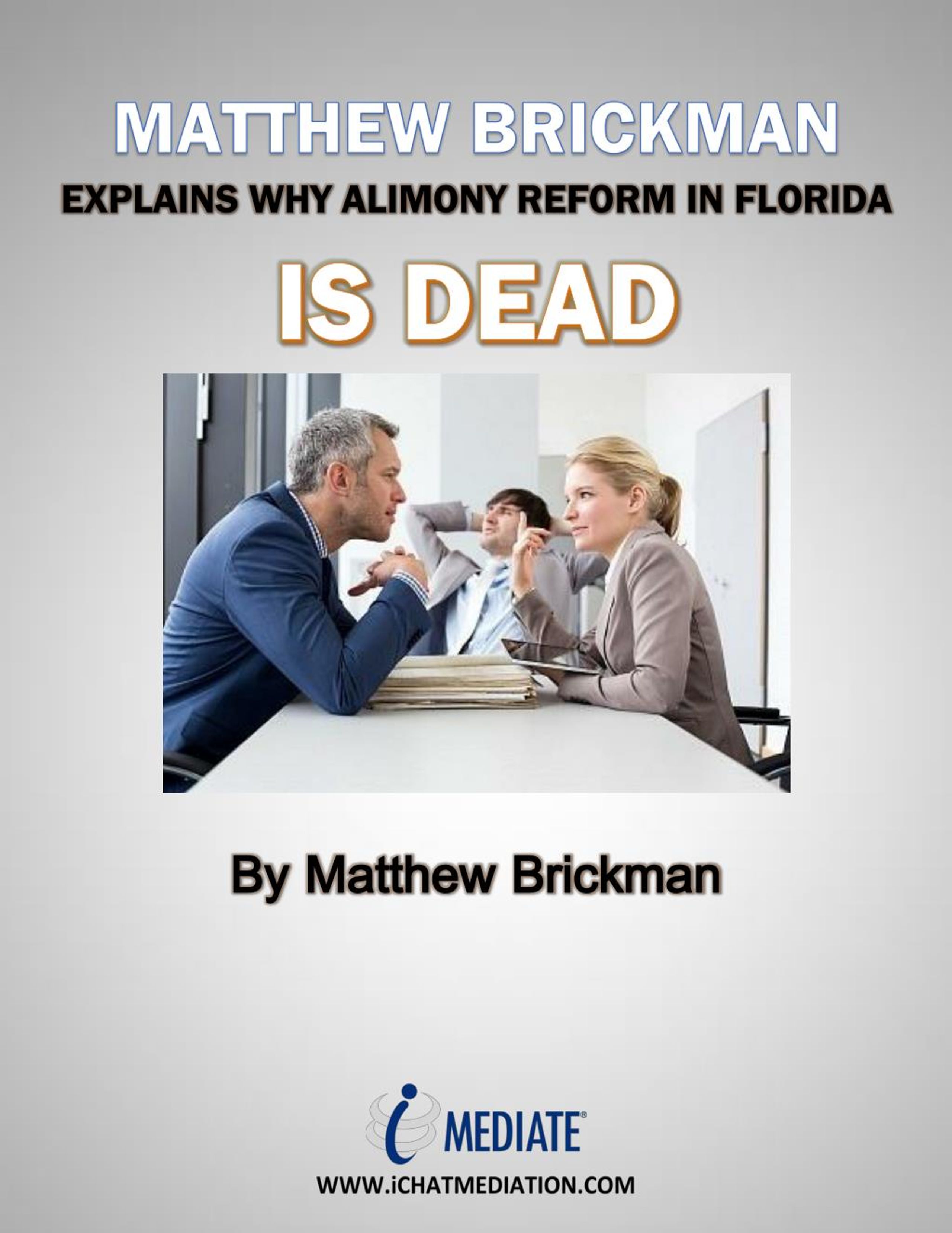 PPT Matthew Brickman Explains Why Alimony Reform In Florida Is Dead