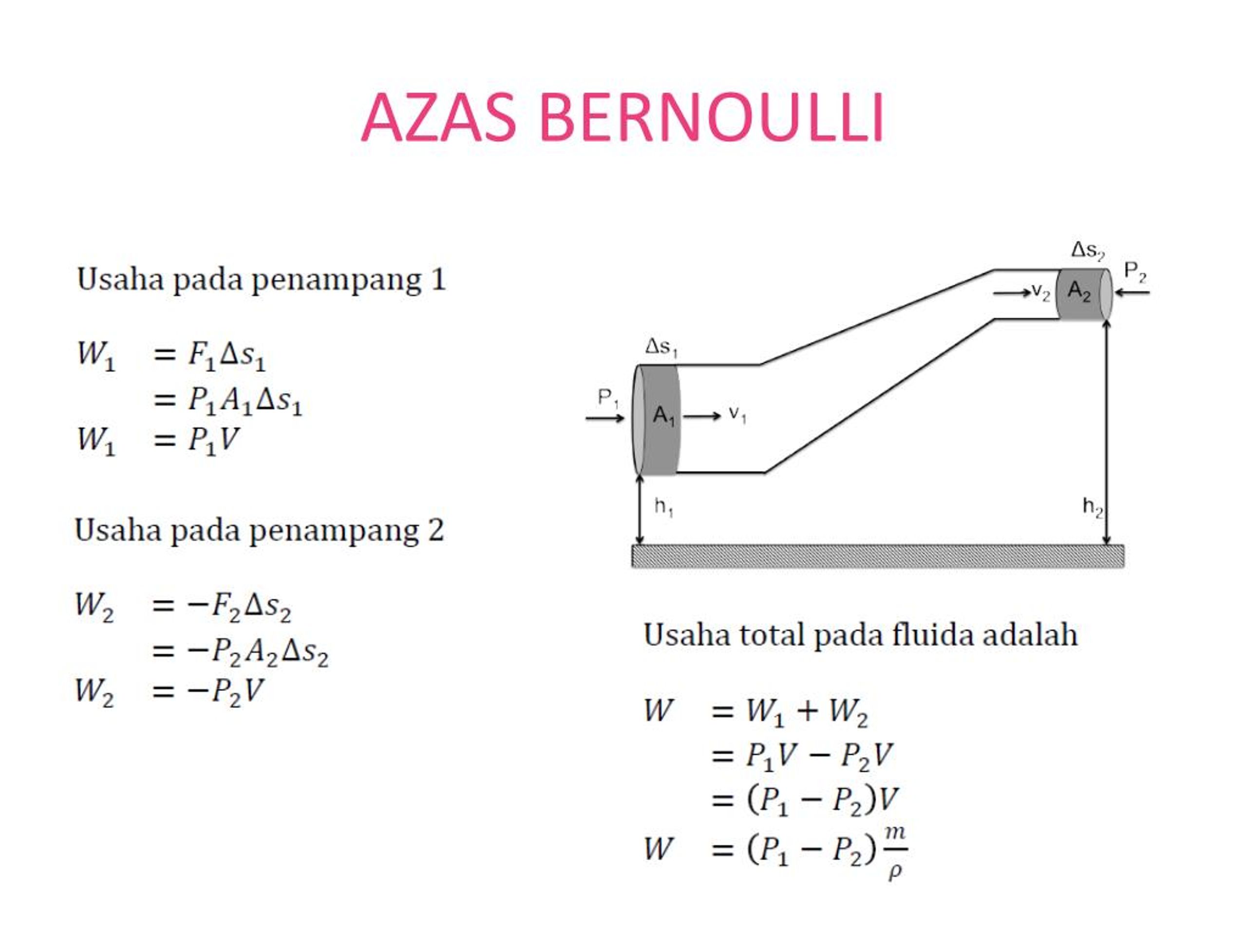 Contoh Soal Asas Bernoulli