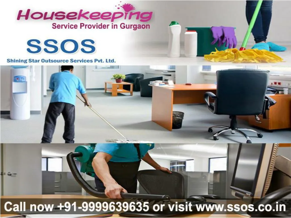 PPT SSOS affordable housekeeping service provider Gurgaon PowerPoint