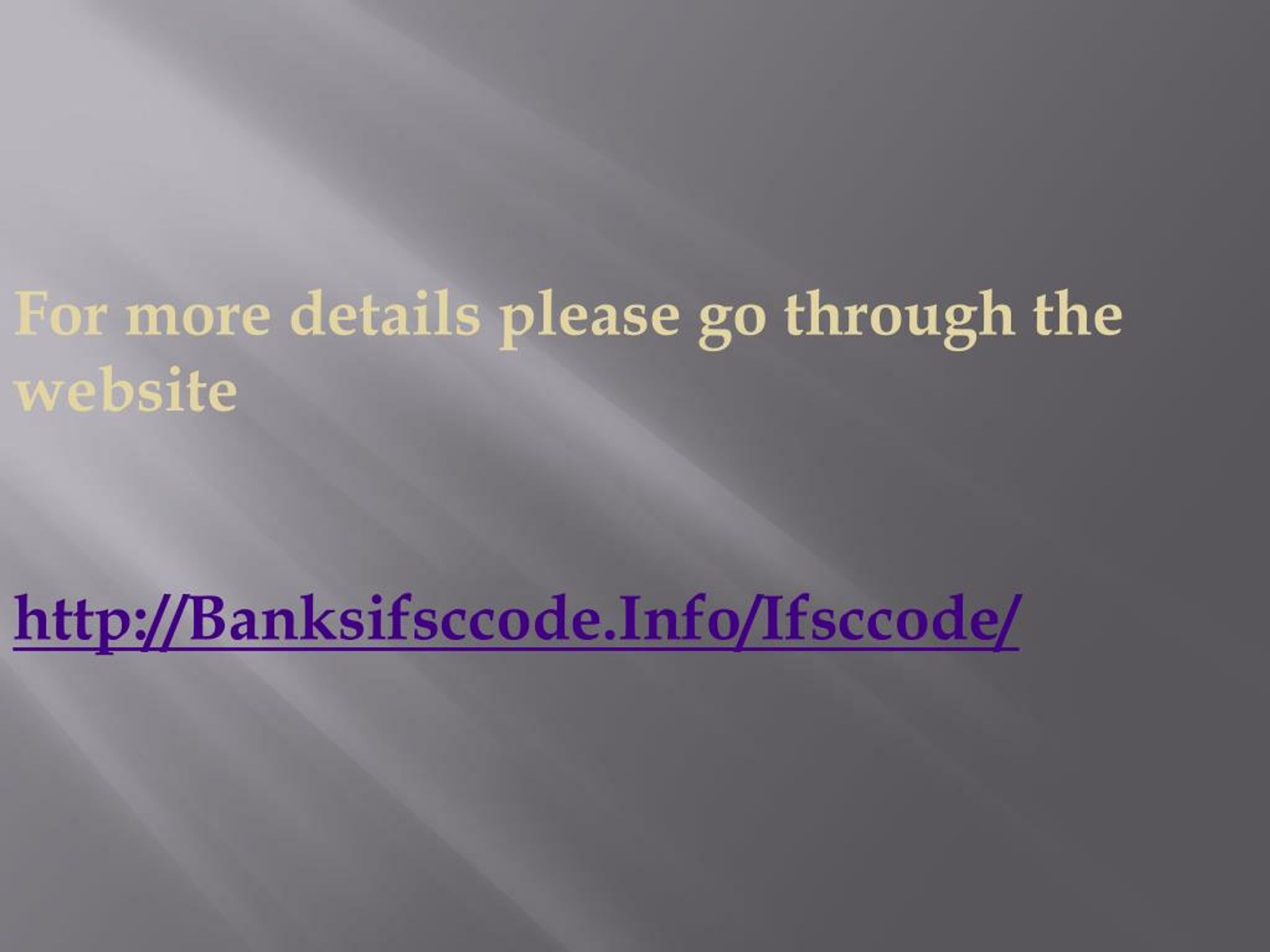 PPT - How To Search Ifsc Code For All Banks PowerPoint Presentation ...