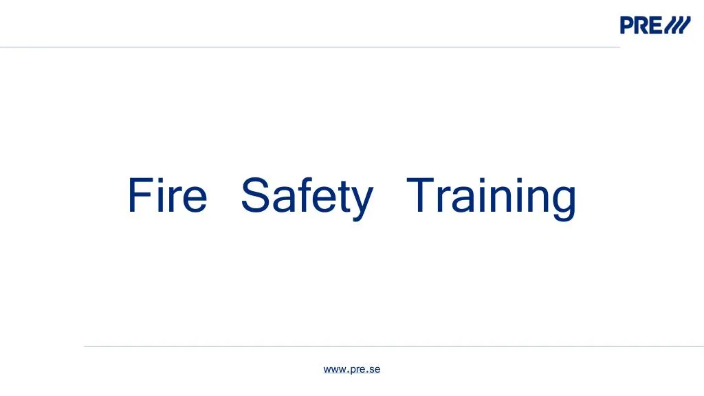 PPT Fire Safety training PowerPoint Presentation, free download ID