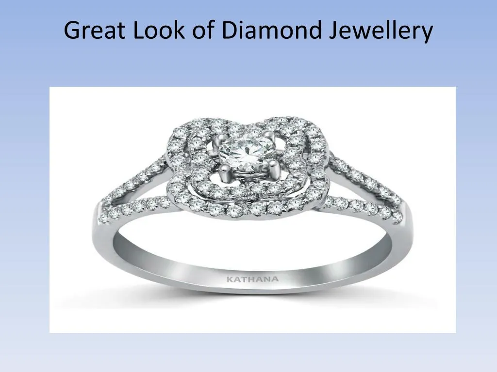 great look of diamond jewellery n.