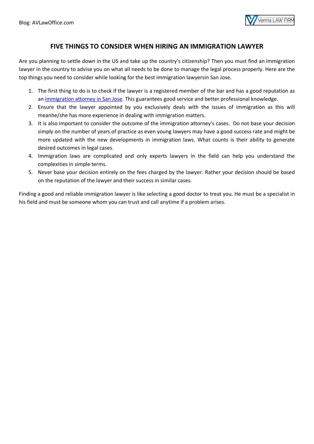 PPT - Five Things to Consider When Hiring an Immigration Lawyer ...