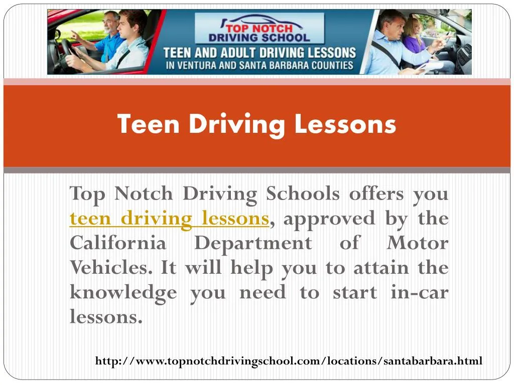 PPT Teen Driving Lessons PowerPoint Presentation Free Download ID   Teen Driving Lessons N 