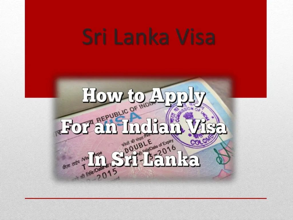 PPT Sri Lanka Online Visa for Indians PowerPoint Presentation, free