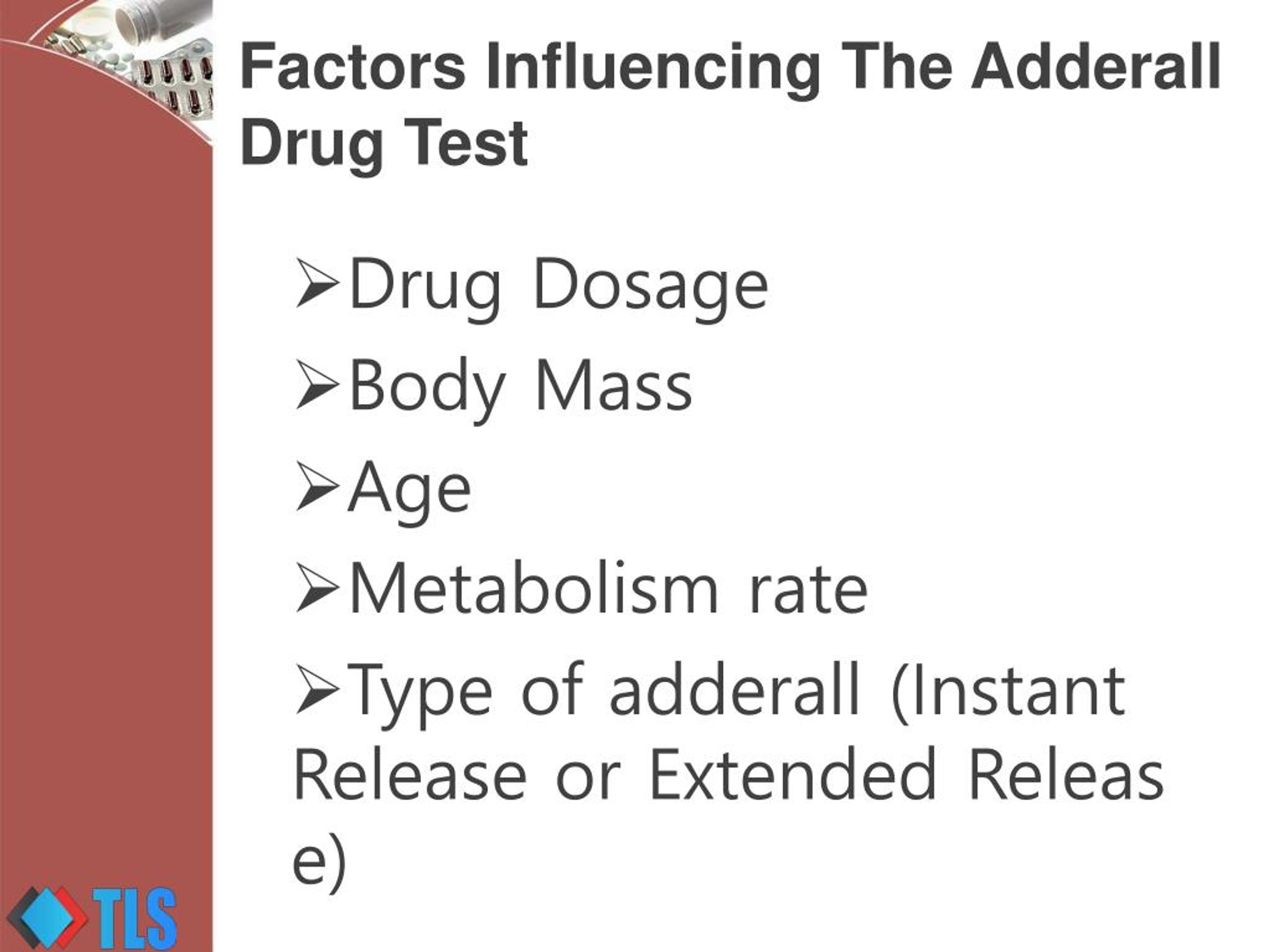 how long does adderall stay in your system drug test
