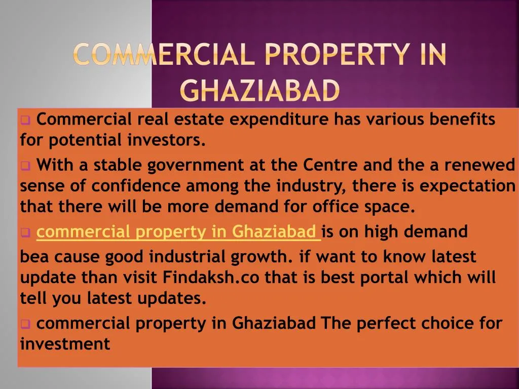 commercial property in ghaziabad n.