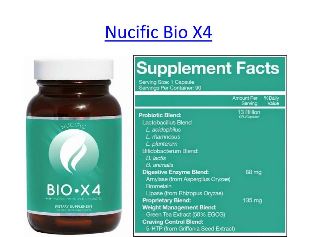 PPT - Nucific Bio X4 PowerPoint Presentation, free download - ID:7312901