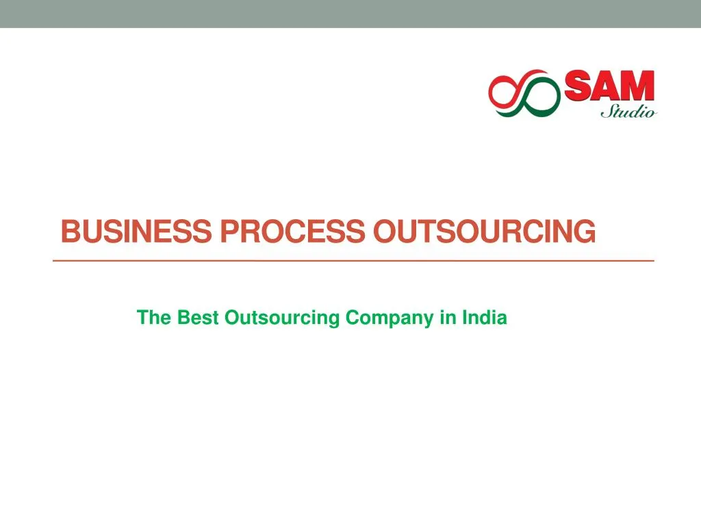 business process outsourcing n.