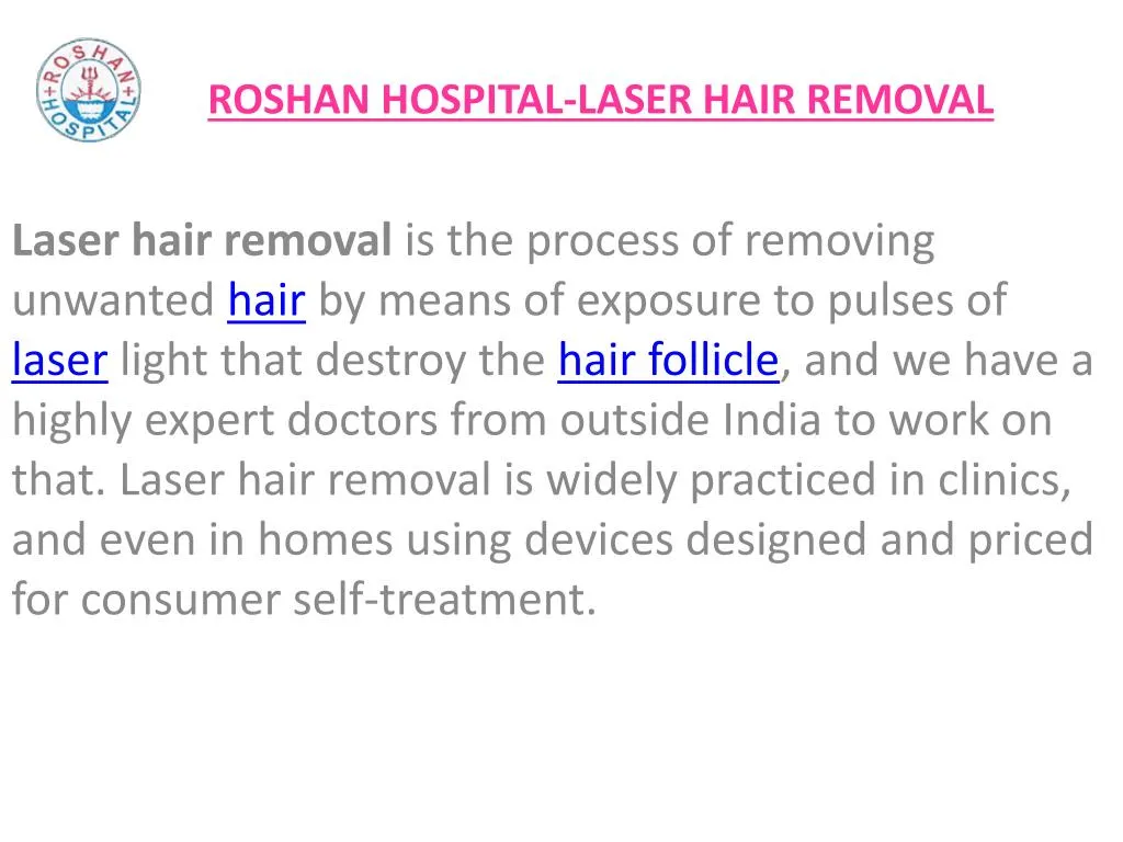 roshan hospital laser hair removal n.