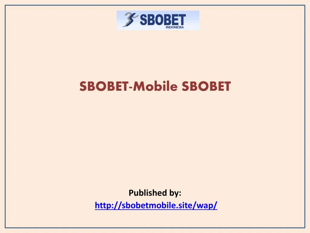 sbobet mobile sbobet published by http sbobetmobile site wap n.