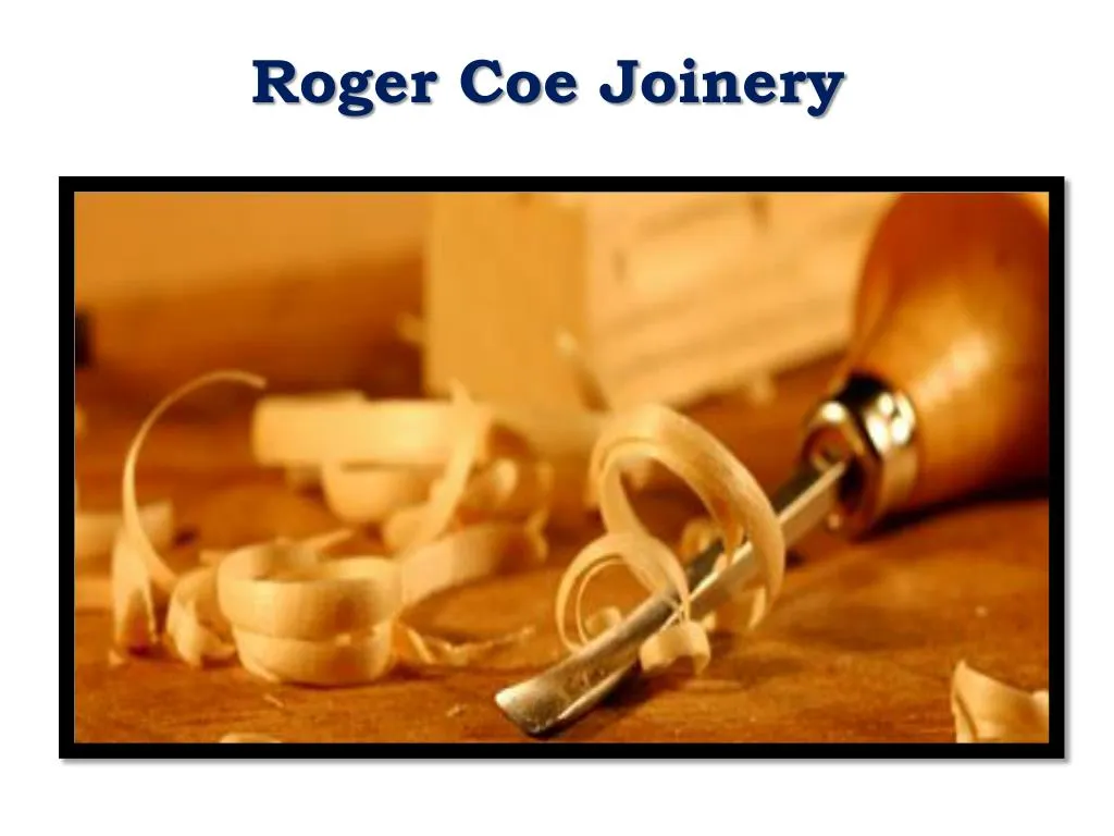 roger coe joinery n.