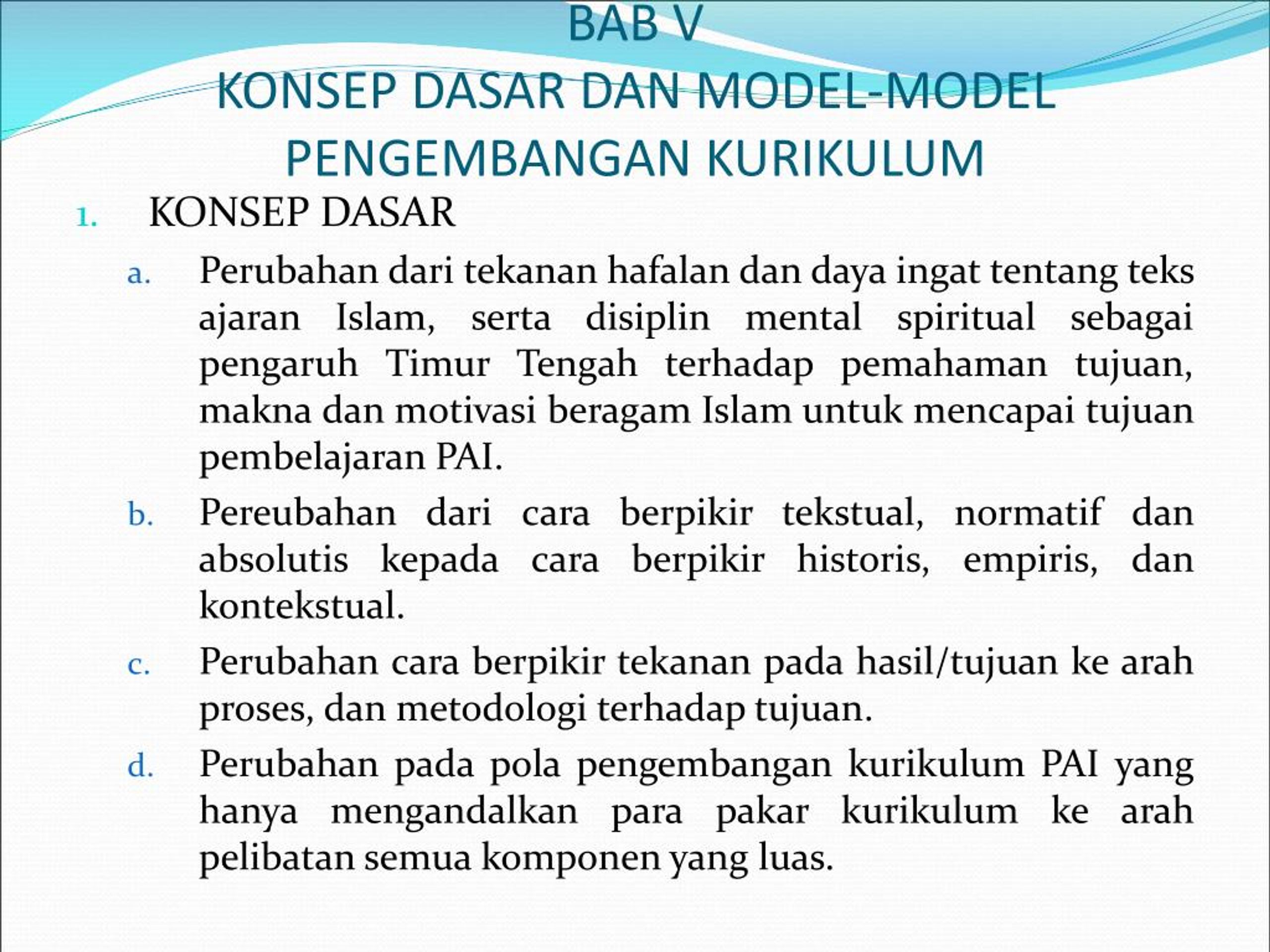 PPT - KURNALI MATA KULIAH PENGEMBANGAN DAN INOVASI KURIKULUM PAI ...