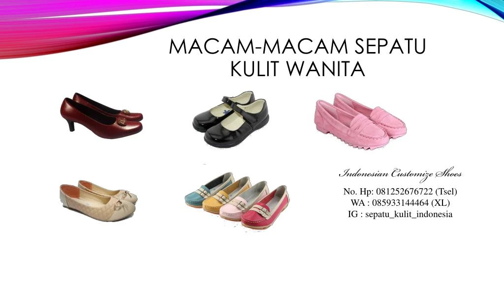 PPT 081252676722 Tsel model sepatu kulit iwanitai 