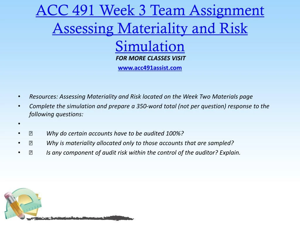 assessing materiality and risk simulation essay assessing materiality and risk simulation essay