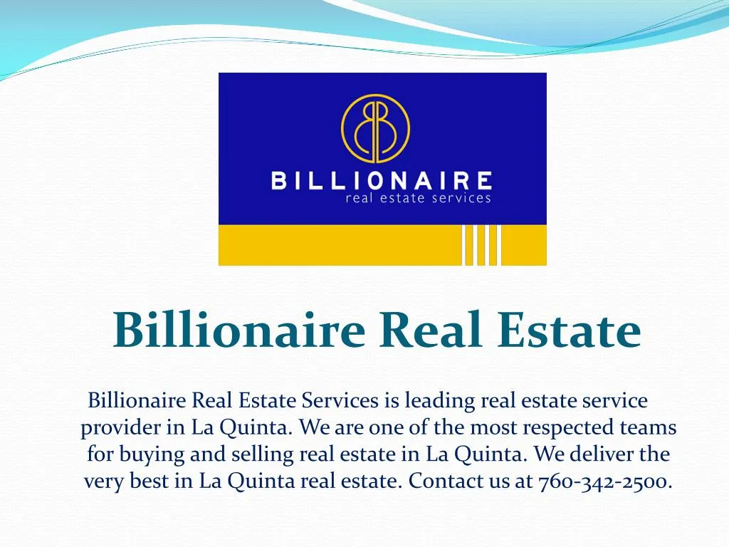 billionaire real estate n.