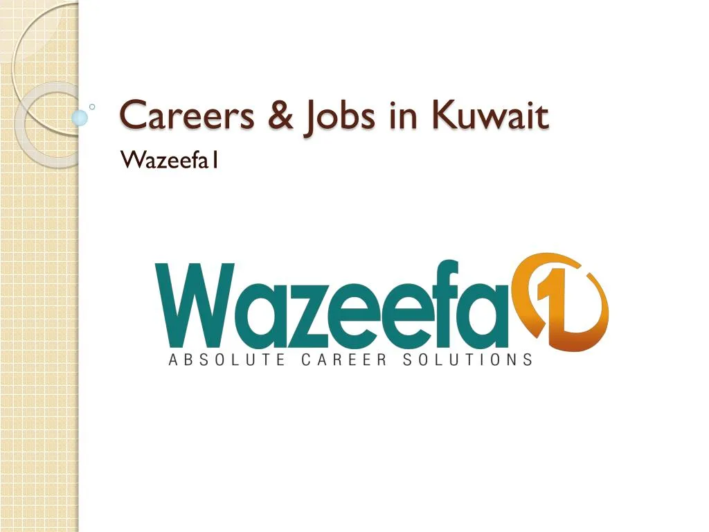 PPT Careers and Jobs in Kuwait PowerPoint Presentation, free download