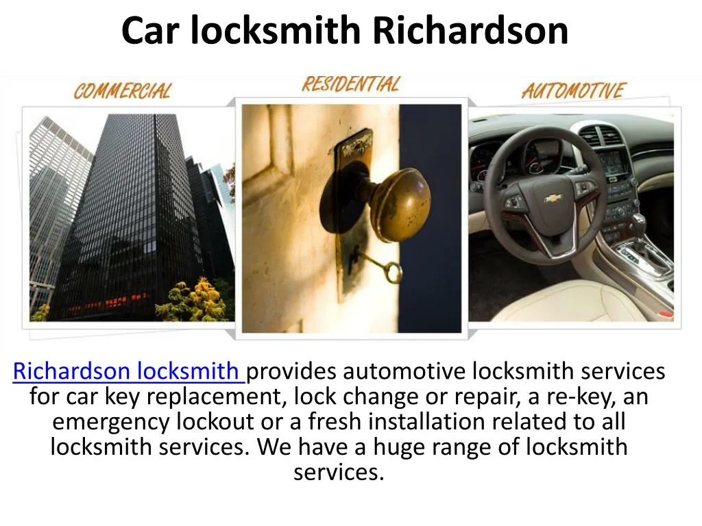 car locksmith richardson n.