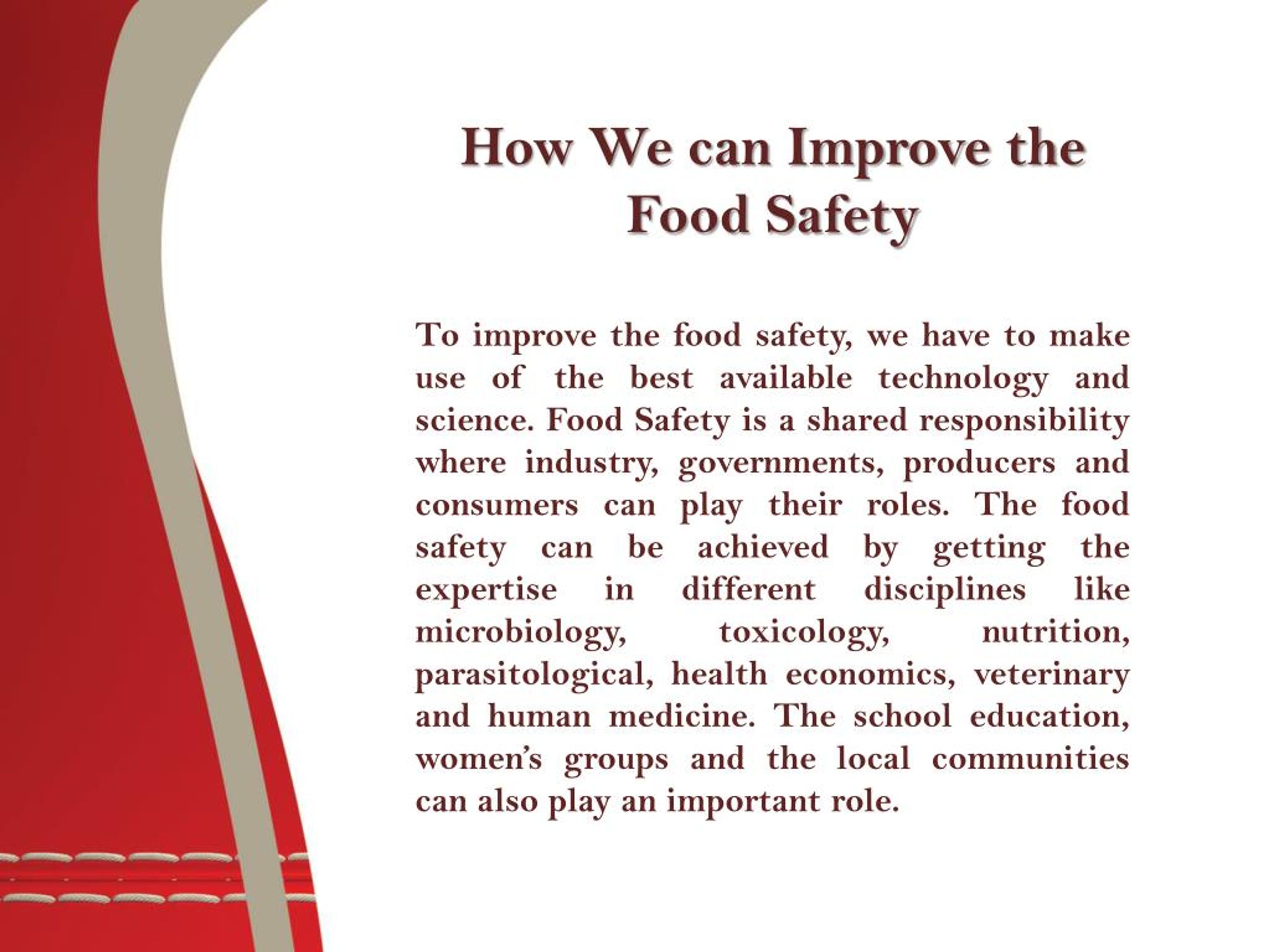 PPT - Why Food Safety Is Important? PowerPoint Presentation, Free ...