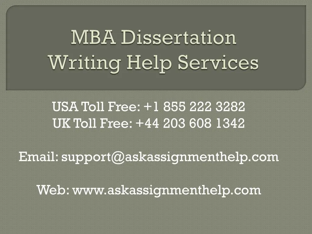 dissertation writing services usa address