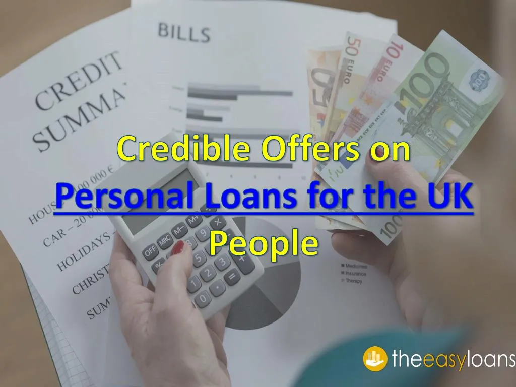 credible offers on personal loans for the uk people n.