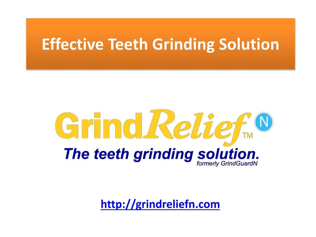 effective teeth grinding solution n.
