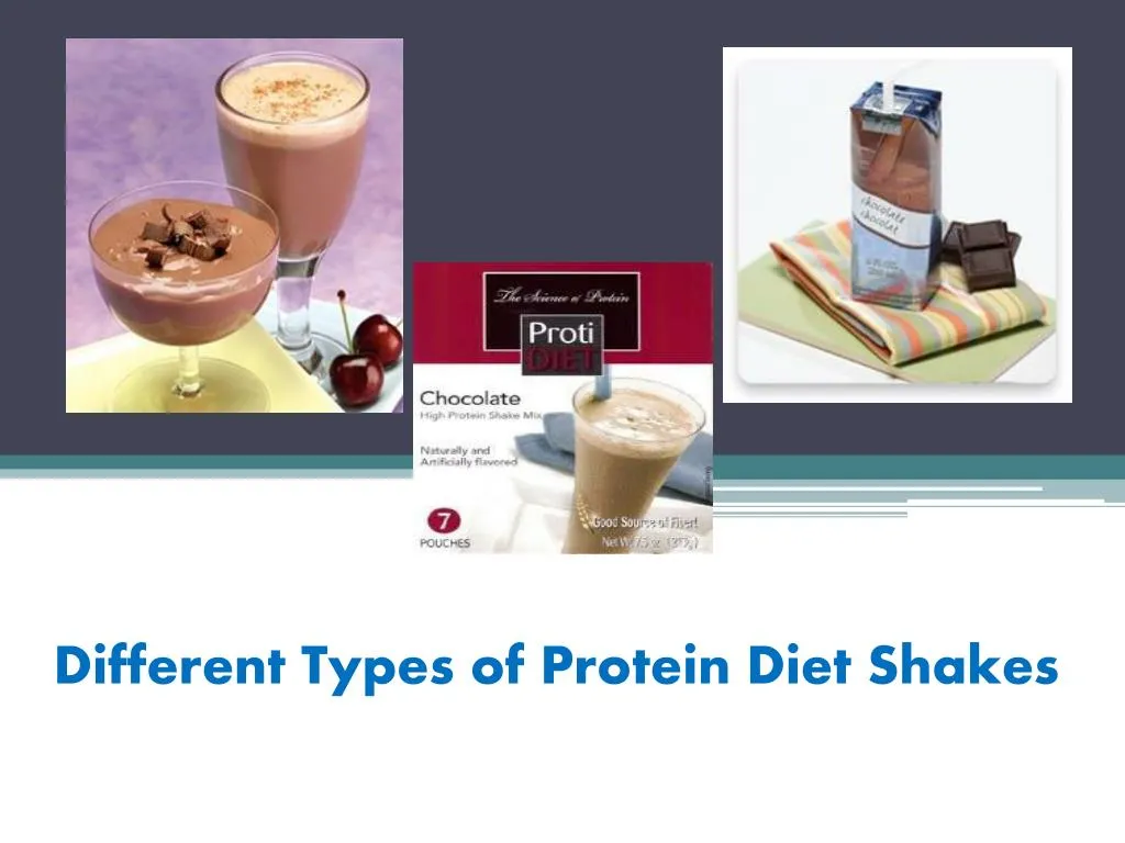 different types of protein diet shakes n.
